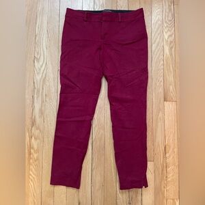 Banana Republic Sloan Fit Maroon Pants Size 4